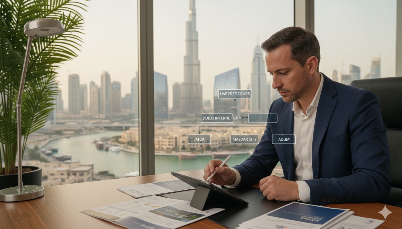 UAE business team in a modern office, representing profile photos for trust and credibility